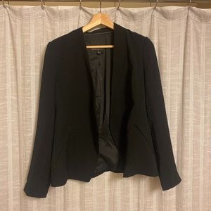 Banana Republic Like New Black Collarless Blazer